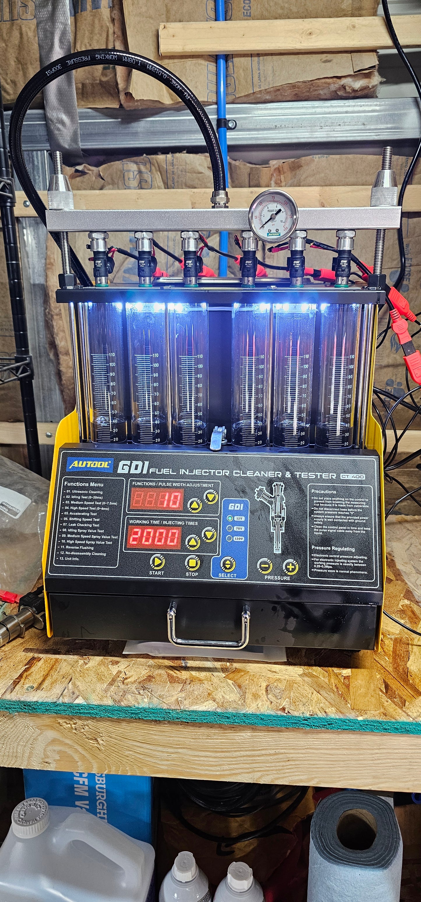 Injector Flow Test/Cleaning Service